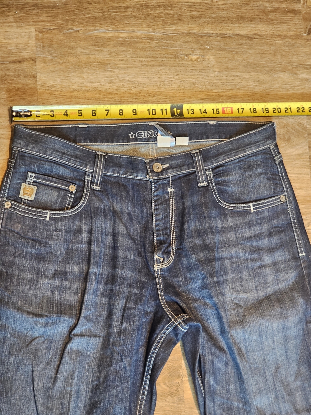 Cinch Carter 2.0 Dark Wash Relaxed Straight Western Jeans Men's 38x30 Cowboy - Picture 10 of 16